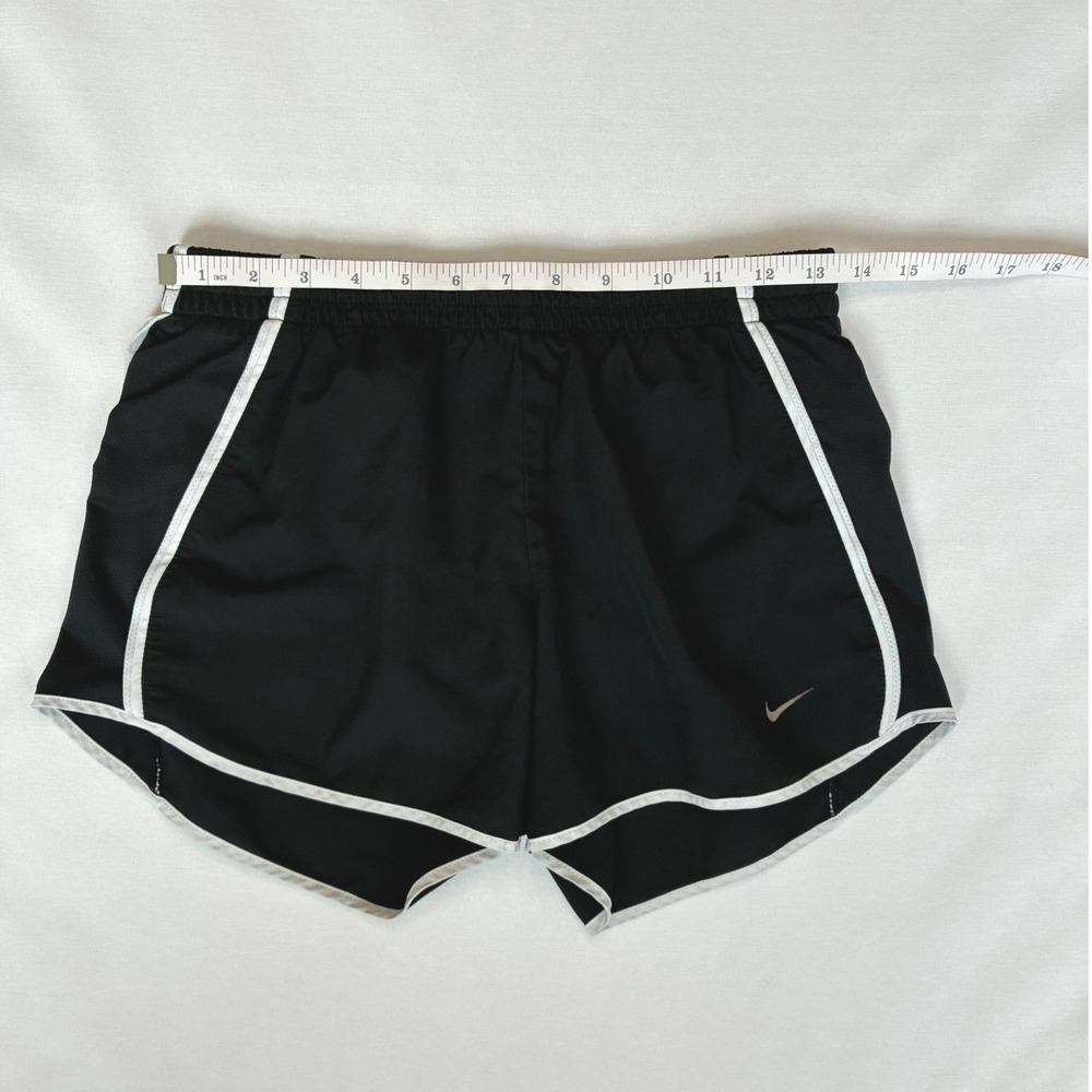 Nike Dri-FIT Shorts Black White Women's Size Small 3.75 Inch Inseam - Picture 6 of 10